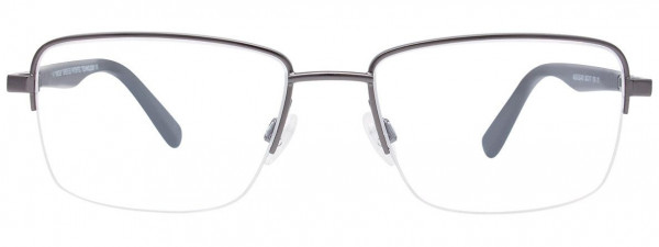EasyClip EC472 Eyeglasses, 020 - Satin Dark Grey