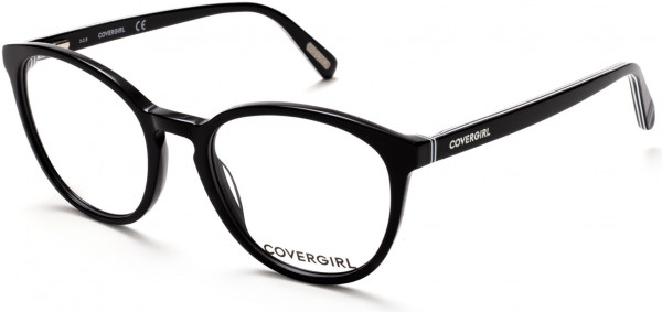 CoverGirl CG0483 Eyeglasses, 001 - Shiny Black