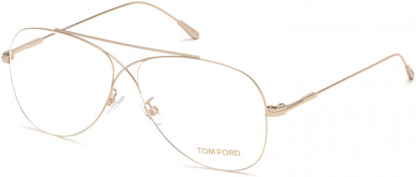 Tom Ford FT5531 Eyeglasses, 028 - Shiny Rose Gold, Shiny Rose Gold 
