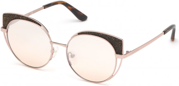 GUESS by Marciano GM0796 Sunglasses, 28Z - Shiny Rose Gold / Gradient Lenses