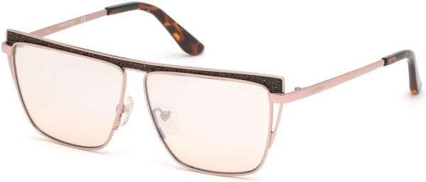 GUESS by Marciano GM0797 Sunglasses, 28Z - Shiny Rose Gold / Gradient Lenses