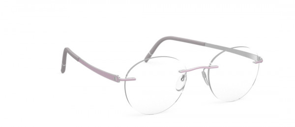 Silhouette Momentum ep Eyeglasses, 4000 Rhodium / Heather Violet
