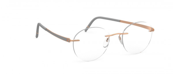 Silhouette Momentum ep Eyeglasses, 6520 Rose Gold / Highland Grey