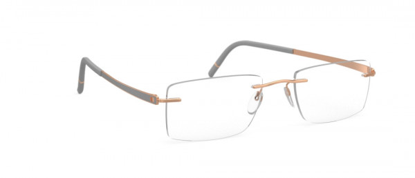 Silhouette Momentum fg Eyeglasses, 6520 Rose Gold / Highland Grey
