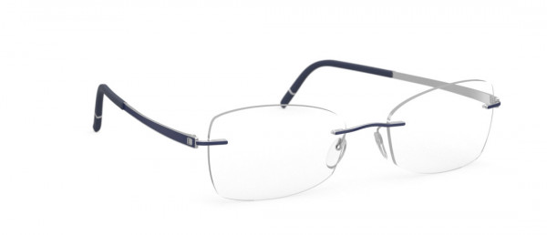 Silhouette Momentum hc Eyeglasses, 4510 Silver / Pacific Blue
