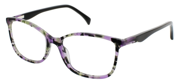 ClearVision HECKSCHER PARK Eyeglasses, Purple Multi