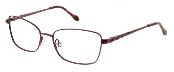 ClearVision LEONORA Eyeglasses, Berry