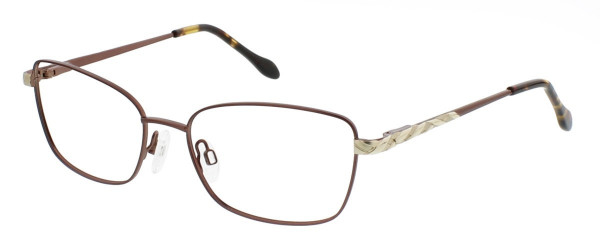 ClearVision LEONORA Eyeglasses, Brown