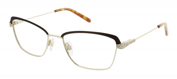 Jessica McClintock JMC 4055 Eyeglasses, Brown