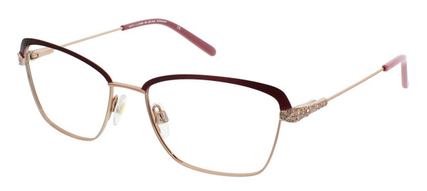 Jessica McClintock JMC 4055 Eyeglasses, Burgundy
