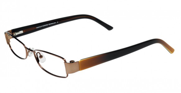 EasyClip S2472 Eyeglasses, SATIN BROWN