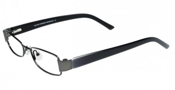EasyClip S2472 Eyeglasses, SATIN DARK GREY