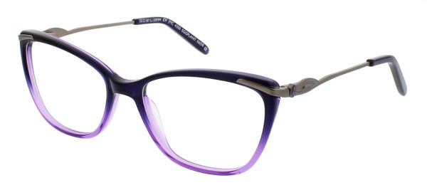 Jessica McClintock JMC 4300 Eyeglasses, Eggplant
