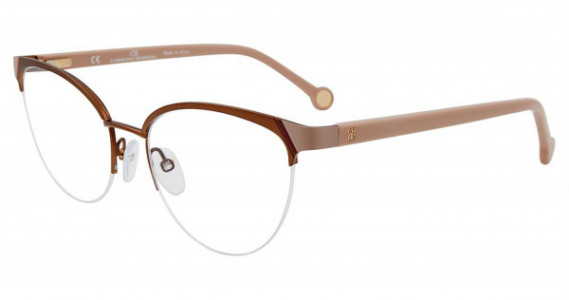 Carolina Herrera VHE126K Eyeglasses, Brown R1