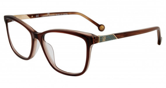 Carolina Herrera VHE799K Eyeglasses, Brown 0Z28