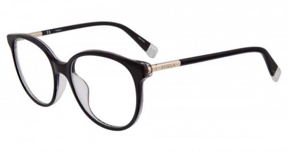 Furla VFU249 Eyeglasses, Black