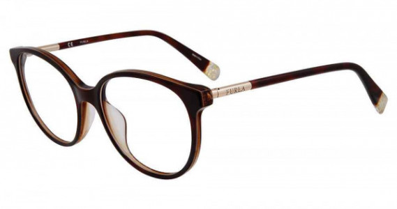 Furla VFU249 Eyeglasses, Brown
