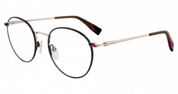 Furla VFU252 Eyeglasses, BLACK (0301)