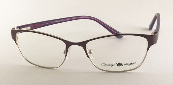 Cavanaugh & Sheffield CS6040 Eyeglasses, 1 - Satin Purple/Gold