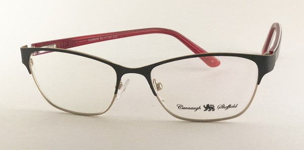 Cavanaugh & Sheffield CS6040 Eyeglasses, 2 - Satin Black/Gold