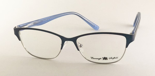 Cavanaugh & Sheffield CS6065 Eyeglasses, 1 - Satin Blue/Gold