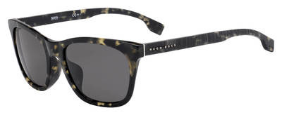 HUGO BOSS Black Boss 1061/F/S Sunglasses, 0WR7(IR) Black Havana