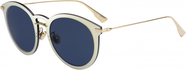 Christian Dior Diorultimef Sunglasses, 0LKS Gold Blue
