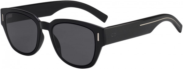 Dior Homme Dior Fraction 3 Sunglasses, 0807 Black