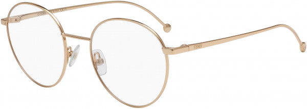 Fendi FF 0353 Eyeglasses, 0DDB Gold Copper