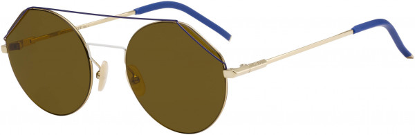 Fendi FF M 0042/S Sunglasses, 0J5G Gold