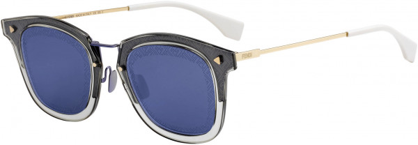 Fendi FF M 0045/S Sunglasses, 009V Gray Blue