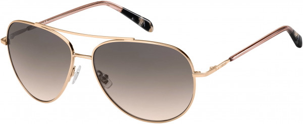 Fossil FOS 3089/S Sunglasses, 0AU2 Red Gold