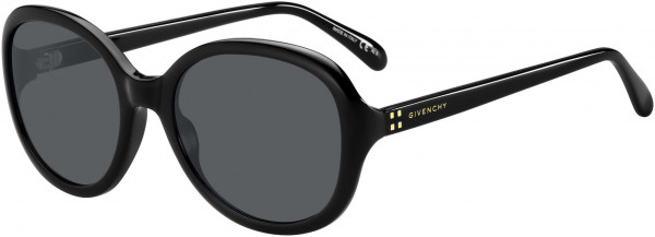 Givenchy GV 7124/S Sunglasses, 0807 Black