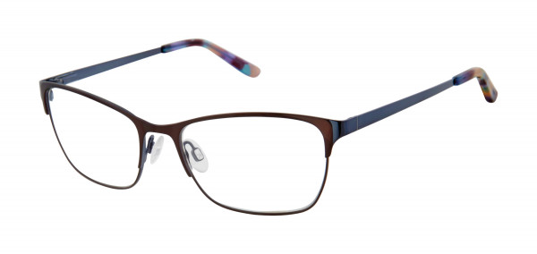 Geoffrey Beene G228 Eyeglasses, Brown (BRN)