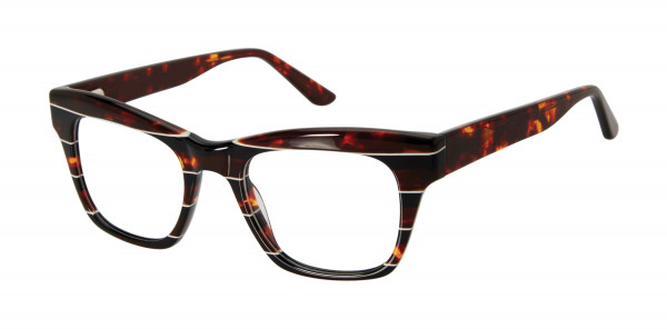 gx by Gwen Stefani GX053 Eyeglasses, Tortoise/Ivory Stripes (TOR)