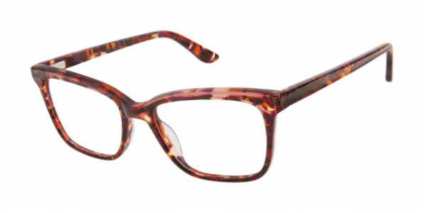 gx by Gwen Stefani GX052 Eyeglasses, Raspberry Tortoise/Raspberry (RAS)