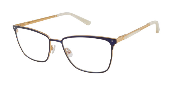 Ted Baker TW500 Eyeglasses, Navy Gold (NAV)