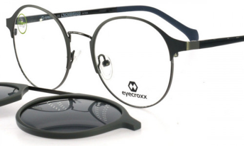 Eyecroxx EC572MD Eyeglasses, C3 Gun Grey