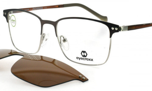 Eyecroxx EC575MD Eyeglasses, C2 Bronze Gun