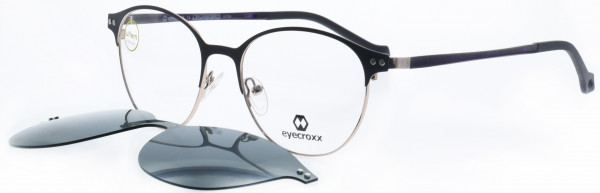 Eyecroxx EC576MD Eyeglasses, C4 Black Gold