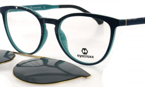Eyecroxx EC579TD Eyeglasses, C3 Blue Aqua