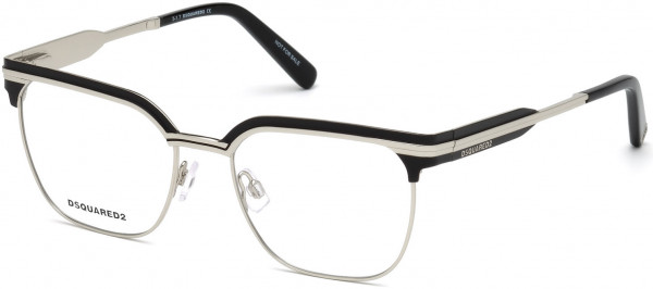 Dsquared2 DQ5240 Eyeglasses, 016 - Shiny Palladium