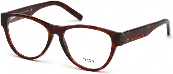 Tod's TO5180 Eyeglasses, 054 - Red Havana