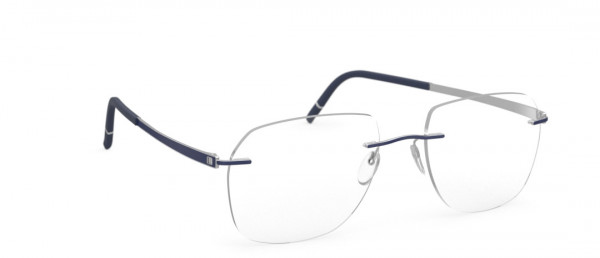 Silhouette Momentum hr Eyeglasses, 4510 Silver / Pacific Blue