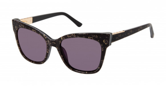 L.A.M.B. LA551 Sunglasses, Black Gold (BLK)
