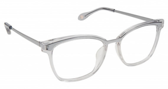 Fysh UK FYSH 3620 Eyeglasses, (S313) CRYSTAL PALLADIUM