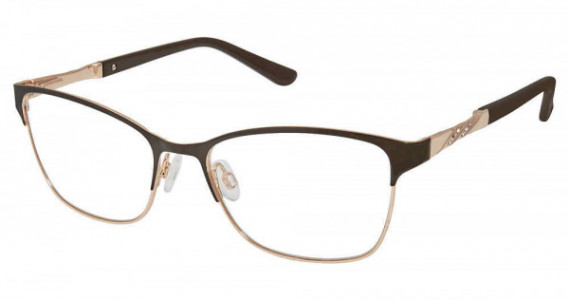 SuperFlex SF-537 Eyeglasses, S102-BROWN GOLD
