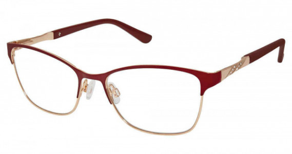 SuperFlex SF-537 Eyeglasses, S106-BURGUNDY ROSE