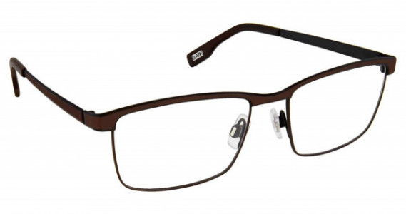 Evatik EVATIK 9181 Eyeglasses, (M202) BROWN BLACK
