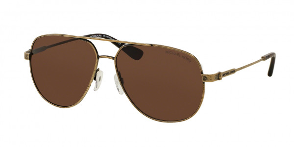 Michael Kors MK1009 PIPER II Sunglasses, 108973 ANTQ GOLD (GOLD)